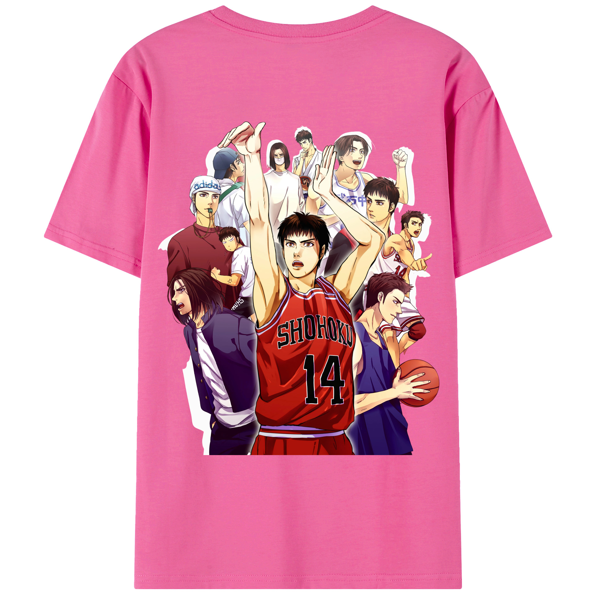 SLAM DUNK／スラムダンク レディース半袖Tシャツ(バックプリント)